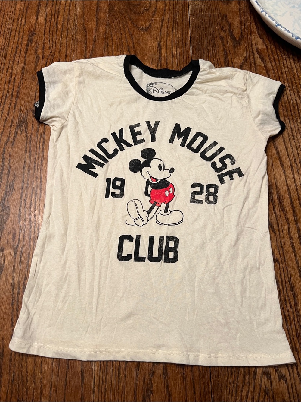 Disney Retro 1928 Graphics  Mickey Mouse Club cap sleeve tee